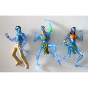 James Cameron's Avatar 2009 Fox Film 5" Action Figures Toy Lot of 3 - McDonald's